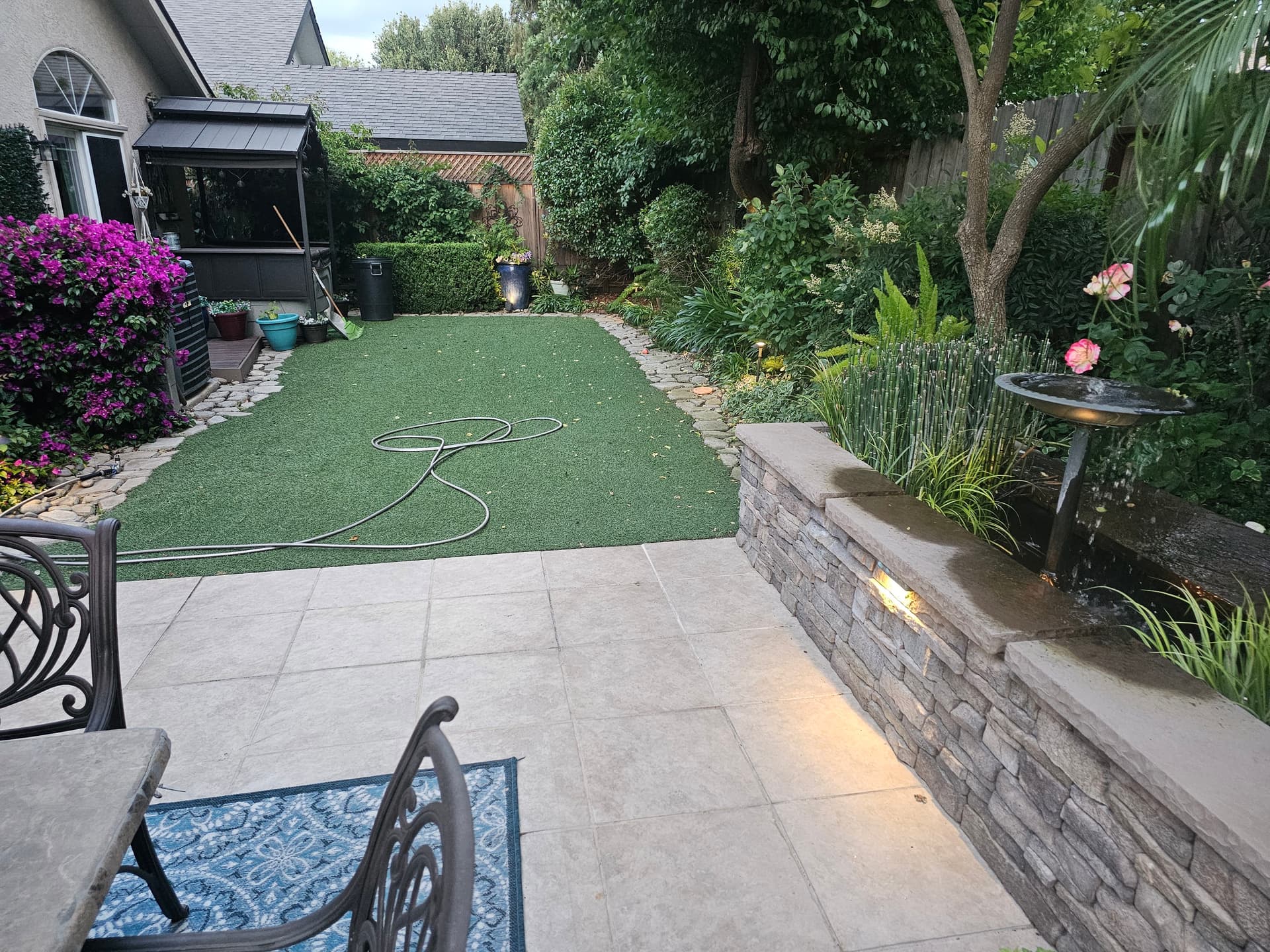 Gallery photos for Backyard Outdoor Living Space With Patio and Outdoor Kitchen in Fresno: Image #1