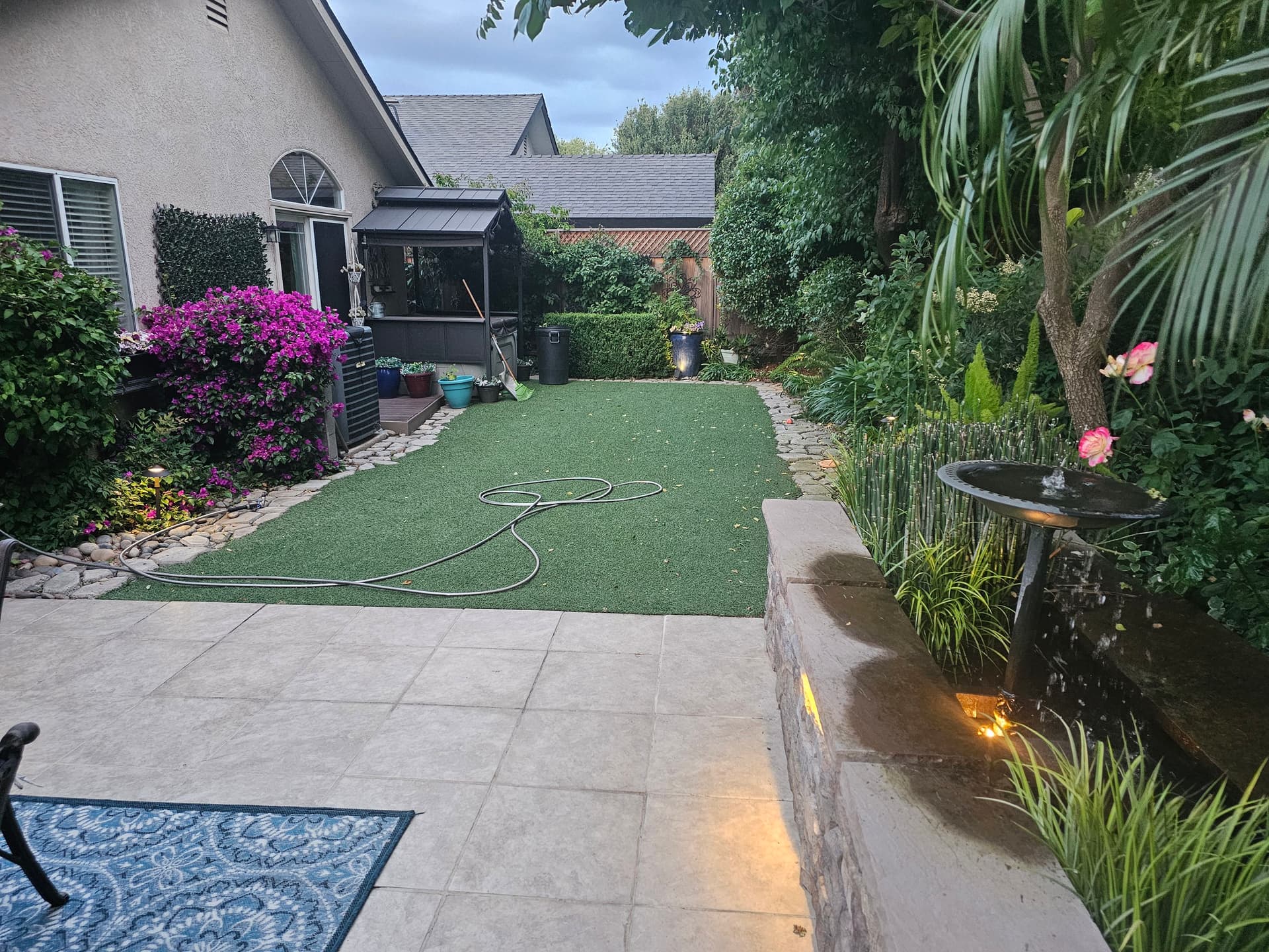 Gallery photos for Backyard Outdoor Living Space With Patio and Outdoor Kitchen in Fresno: Image #2
