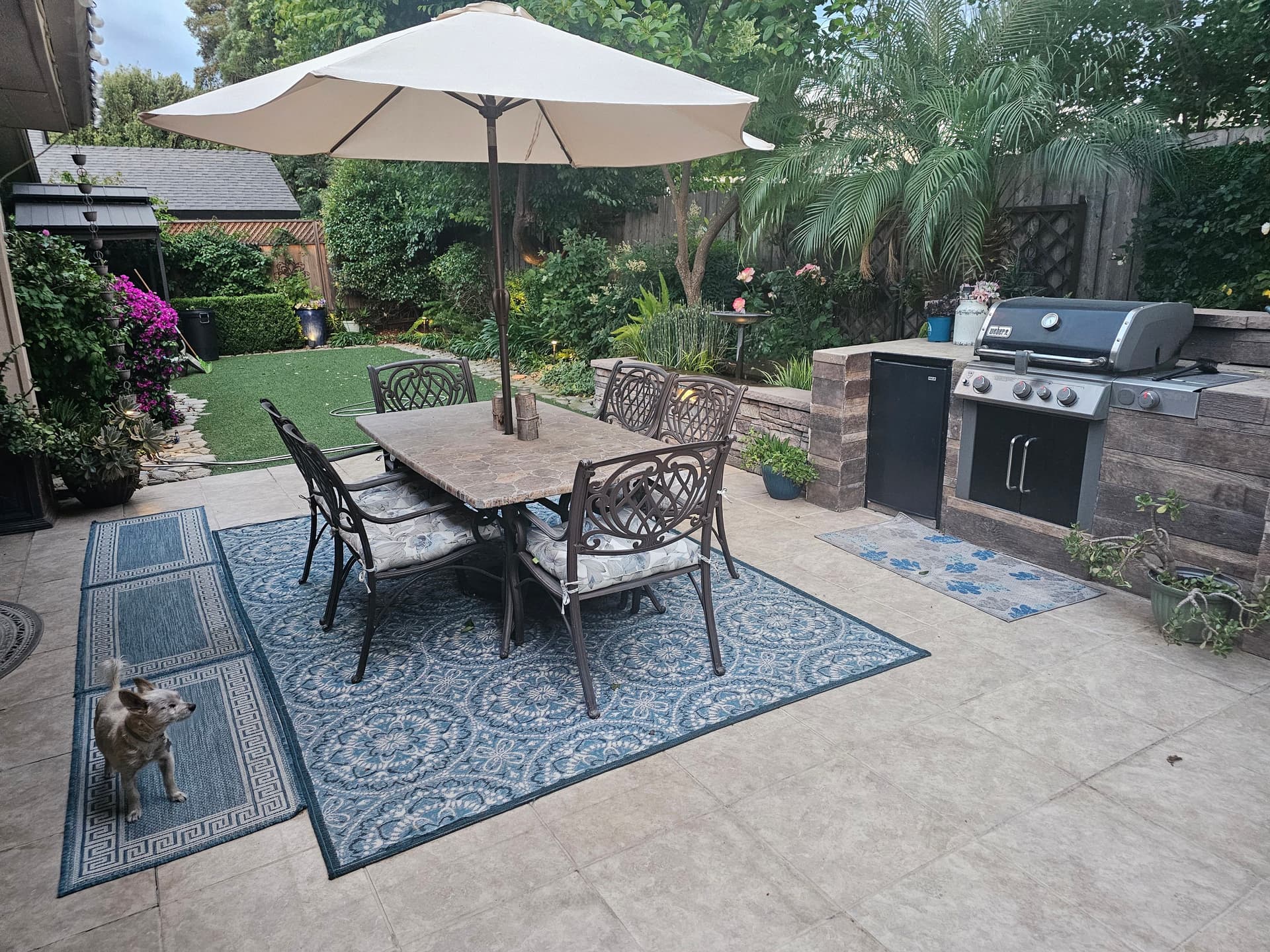 Gallery photos for Backyard Outdoor Living Space With Patio and Outdoor Kitchen in Fresno: Image #5