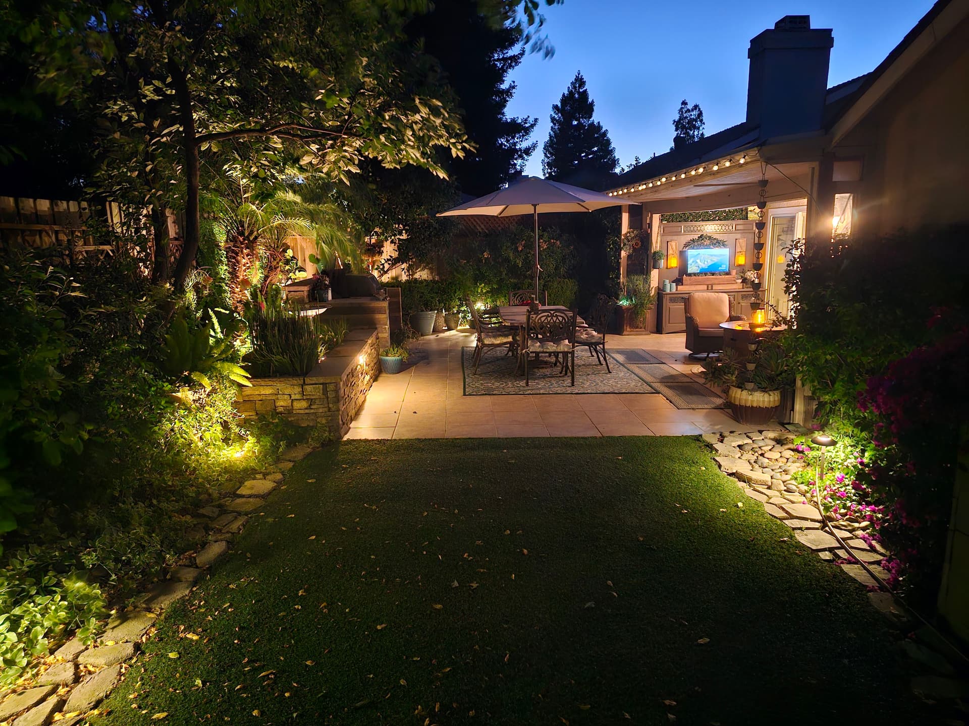 When Your Backyard Works Just as Hard After Dark image